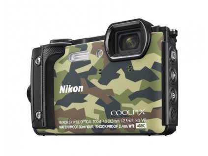 NIKON COOLPIX W300 Camouflage + 2 in 1 plovoucí popruh