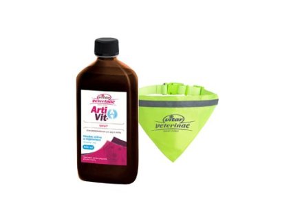 VITAR Veterinae ArtiVit Sirup 500ml+reflex šátekobojek