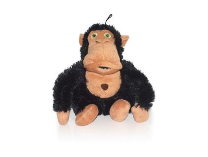 Hračka pes Crazy monkey černá 36cm