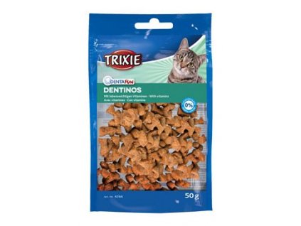 Pochoutka Dentafun DENTINOS pro kočky 50g TR