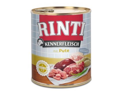 Rinti Dog Kennerfleisch konzerva krůta 800g