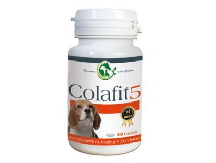 Colafit 5 na klouby pro psy barevné 50tbl