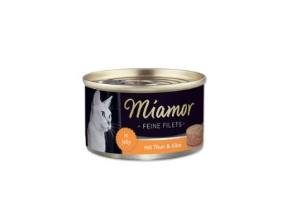 Miamor Cat Filet konzerva tuňák+sýr v želé 100g