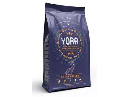 YORA Dog Adult granule z hmyzu Large Breed 12kg