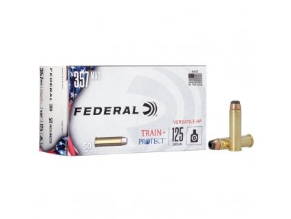 Náboj kulový Federal, Train+Protect, .357 Mag., 125GR/ 8,08g, VHP