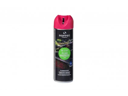 Značkovací sprej SOPPEC Fluo Marker, 500ml, růžový
