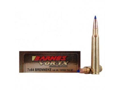 Náboj kulový Barnes, VOR-TX, 7x64 Brenneke, 140GR,  TTSX -Triple-Shok Tipped