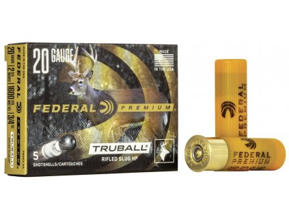 Náboj brokový Federal, Premium Vital Shok, 20x70mm, Rifled Slug Truball HP, 21g
