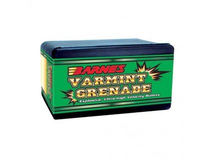 Střela Barnes, Varmint Grenade, .224", 36GR (2,33g) Varmint Grenade Flat Base