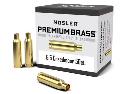 Nábojnice Nosler Premium Brass 6,5mm Creedmoor (50ks)