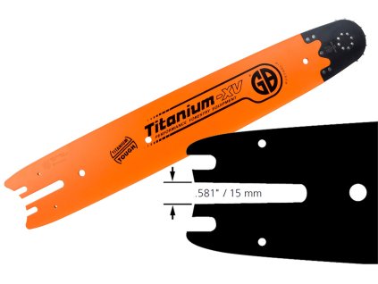 Harvestorová lišta GB XV Fast Fit, 60 cm, .404", 2 mm (15-693-60)