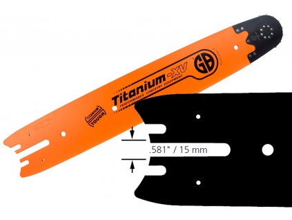 Harvestorová lišta GB XV Fast Fit, 75 cm, .404", 2 mm