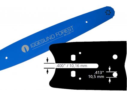 Harvestorová lišta IGGESUND BLUE Line 2710, 64 cm, .404", 2 mm