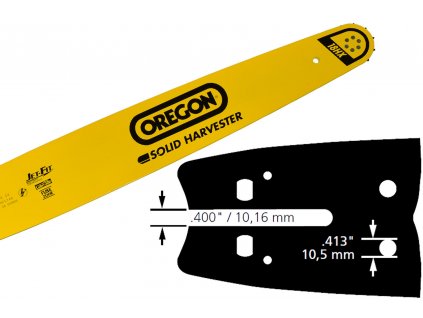 Harvestorová lišta OREGON Solid L114, 90cm, 2mm, .404", 902HSFL114