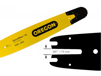 Harvestorová lišta OREGON SpeedMax 602SMRQ163, 60 cm, .404", 2 mm .404",