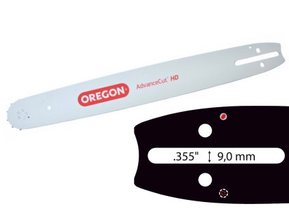 Vodící lišta OREGON AdvanceCut HD 18", .3/8", 1,5 mm; 188SLHD009