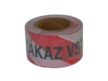 vystrazna paska cerveno bila zakaz vstupu 26036