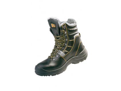 Bezpečnostní zimní poloholeňová obuv PANDA TIGROTTO S3, s ocelovou špicí a planžetou - SKLADEM vel. 42