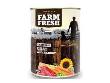 Farm Fresh Dog Goat with Carrot konzerva 400g