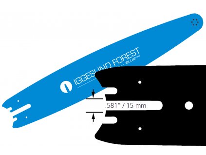 Harvestorová lišta IGGESUND BLUE Line XL811PX, 90cm, 2mm, .404"