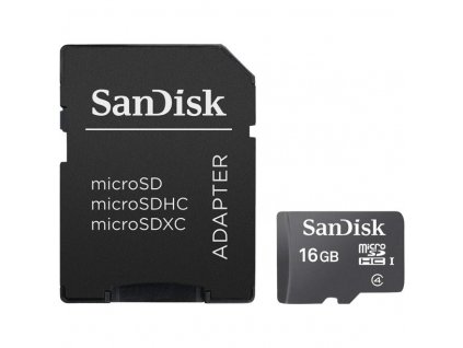 SD KARTA 16GB micro s adapterem