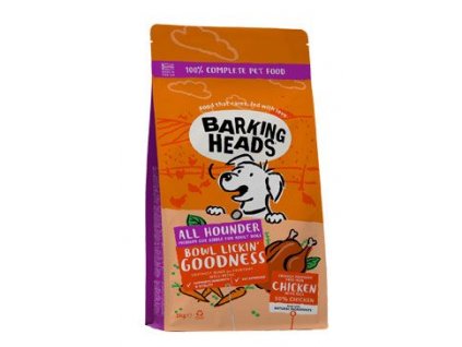 BARKING HEADS All Hounder Bowl Lickin Good Chick 2kg