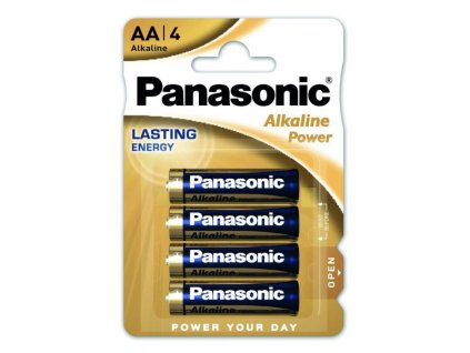 Baterie Panasonic Power Alkaline 1,5V (AA) - 4 KS