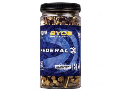 Náboj kulový Federal, Champion BYOB, .22 WMR, 50GR (3,24g), JHP