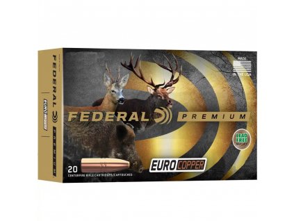 Náboj kulový Federal, Premium Euro Copper, 7x64, 150GR (9,7g), Copper