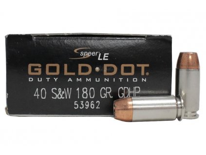 Náboj kulový Speer, Personal Protection, .40 S&W, 180GR(11,7g), Gold Dot HP