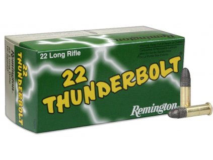 Náboj kulový Remington, Thunderbolt, .22LR, 40GR (2,6g), RN