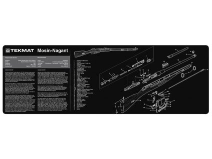 TEKMAT Mosin Nagant - Podložka na čištění zbraní