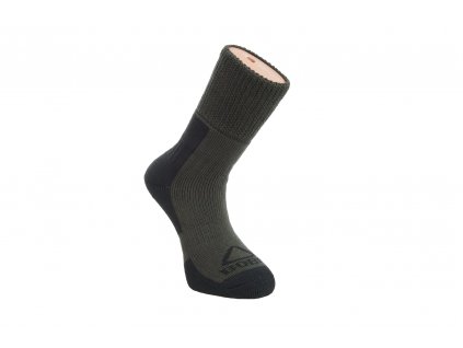 Ponožky BOBR zimní, khaki - 36 – 37