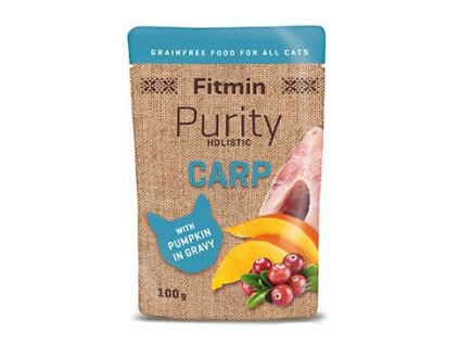 Fitmin cat Purity kapr s dýní kapsa 100g