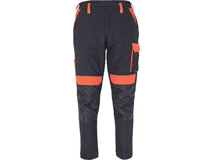 MAX VIVO kalhoty č/oranžová 48 (Varianta MAX VIVO kalhoty č/oranžová 48)