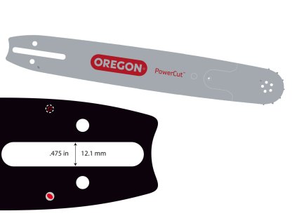Vodící lišta OREGON PowerCut 42", .3/8", 1,6 mm; 423RNDD025