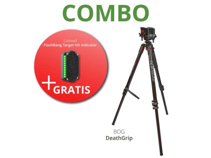 COMBO Trojnožka DeathGrip Tripod + indikátor zásahu Flash Bang
