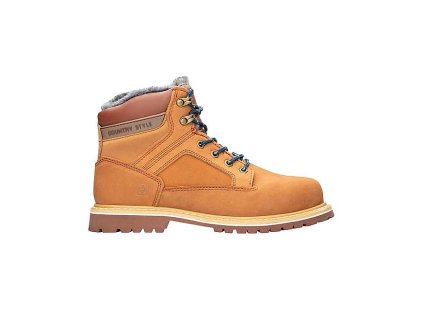 FARM WINTER Celokožená kotníková obuv, hnědá 44 (Varianta FARM WINTER Celokožená kotníková obuv, hnědá 44)