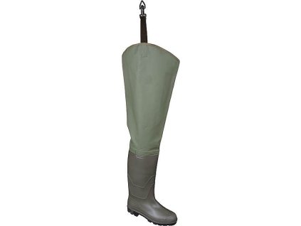 THIGH WADERS OB Zelené PVC holínky po stehna 45 (Varianta THIGH WADERS OB Zelené PVC holínky po stehna 45)
