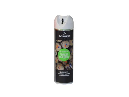 Značkovací sprej SOPPEC Forest Marker, 500ml, bílý