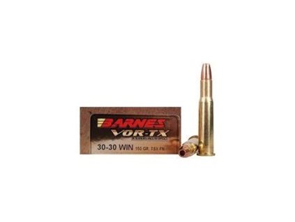 Náboj kulový Barnes, VOR-TX, .30-30 Win., 150GR, TSX FN -  Triple-Shok X Flat Nose