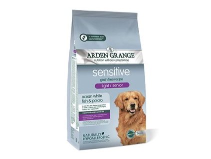 Arden Grange GF Dog Senior Sen.Light O.W.Fish&Pot.12kg