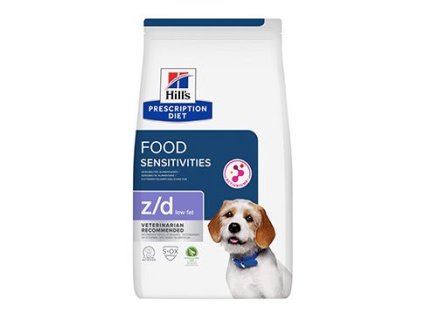 Hill's Can. PD Z/D Low Fat Alergie a péče o kůži 10kg