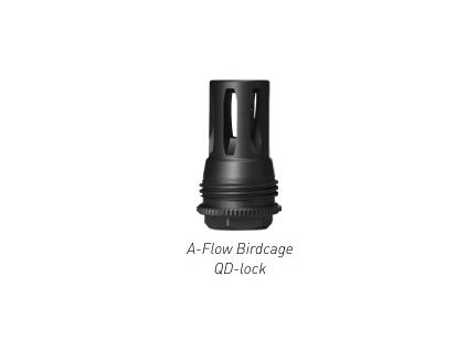 Tlumič výšlehu A-TEC, A-FLOW Birdcage QD Lock, pro tlumiče A-FLOW a AR, na závit M15x1mm