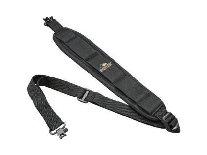 Popruch Butler Creek, Comfort Stretch, s rychloupínacími poutky, černý