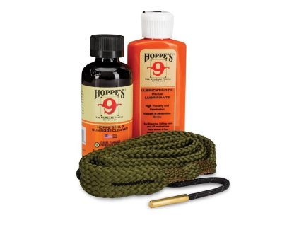 Čistící sada Hoppe's, 1-2-3 Done!, BoreSnake s přípravky pro čistění ráže .22", .223", 556