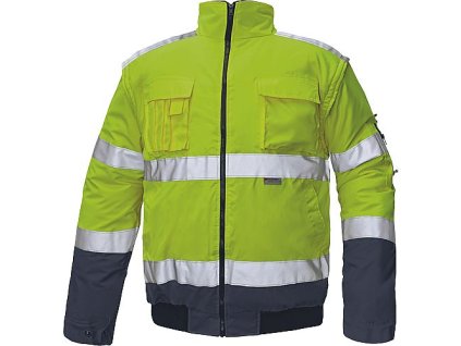 CLOVELLY žlutá refl.bunda 3XL (Varianta CLOVELLY žlutá refl.bunda 3XL)
