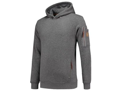 PREMIUM HOODED SWEATER mikina stone melange 3XL (Varianta PREMIUM HOODED SWEATER mikina stone melange 3XL)