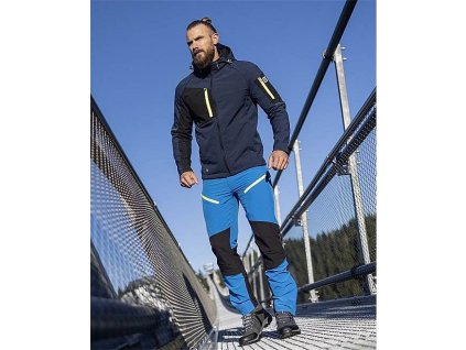 CITYCONIC modrá Softshellové kalhoty (Varianta CITYCONIC modrá Softshellové kalhoty)