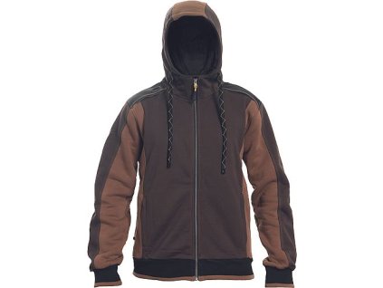 DAYBORO mikina tm.hnědá XL (Varianta DAYBORO mikina tm.hnědá XL)